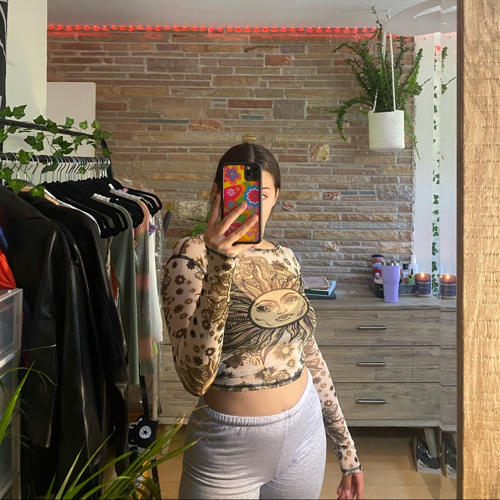 mesh long sleeve